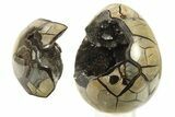 Septarian Dragon Egg Geode - Removable Section #271138-2